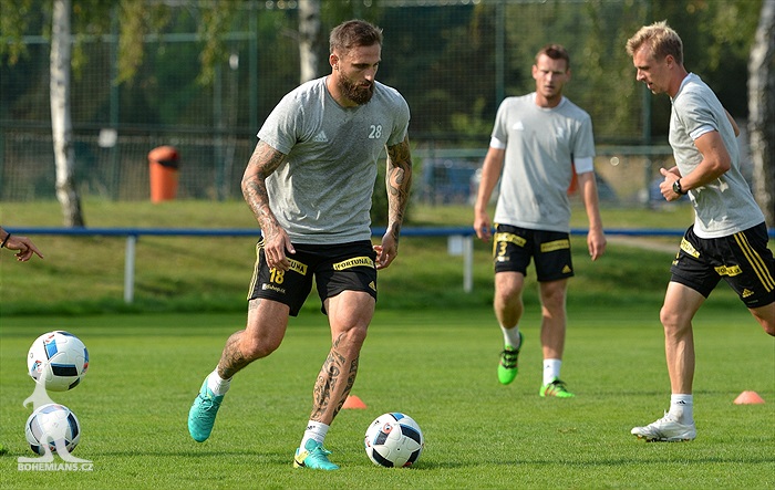 Jan Holedna se zapojil do tréninku