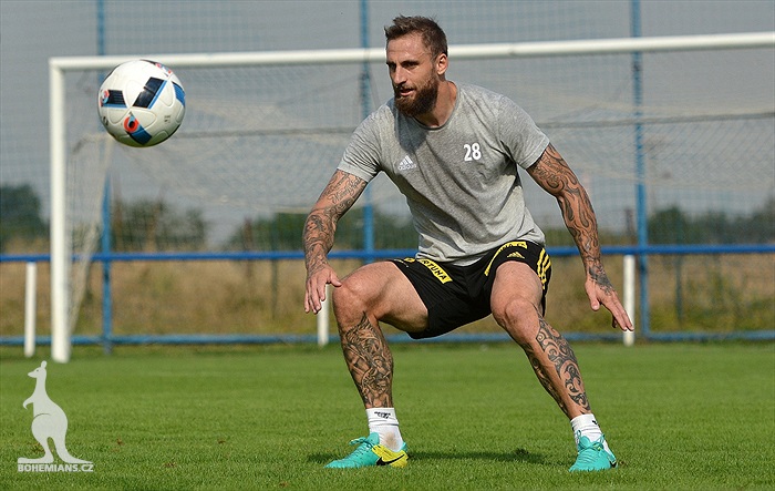 Jan Holedna se zapojil do tréninku