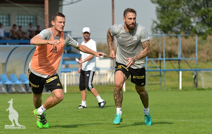 Jan Holedna se zapojil do tréninku