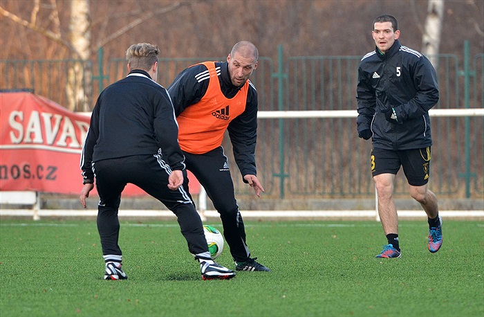Odpoledne Klokani trénovali na hřišti