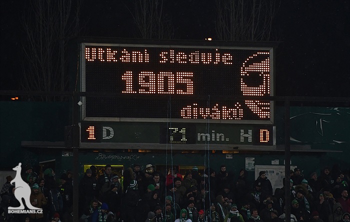 Bohemians Praha 1905 - FK Dukla Praha 2:0 (1:0)
