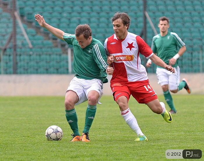 Bohemians 1905 B - Slavia Praha B 0:3 (0:0)