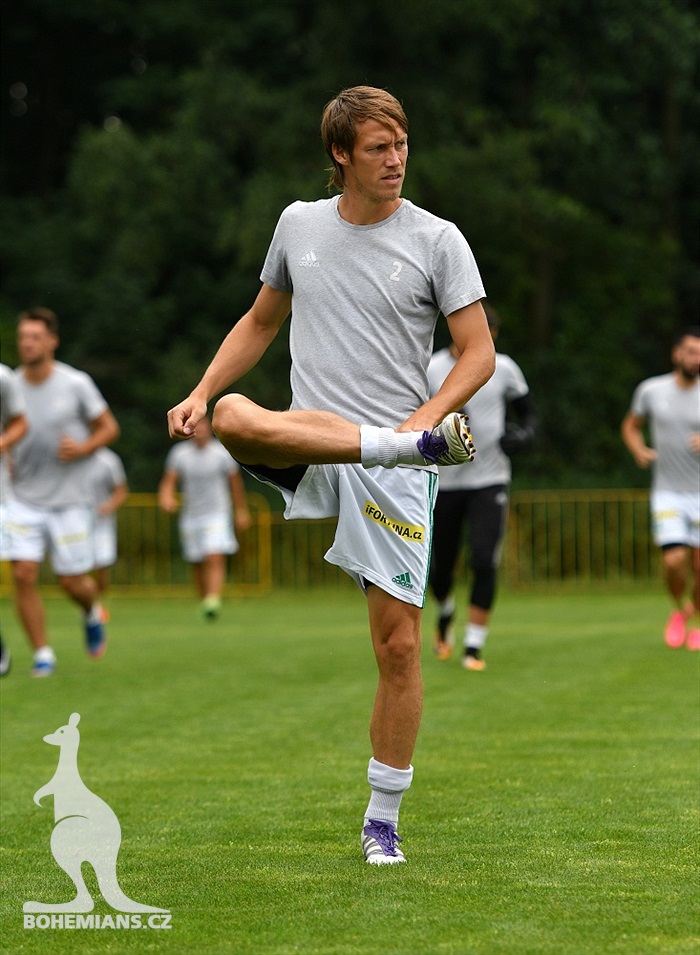 Trénink před utkáním s Karvinou