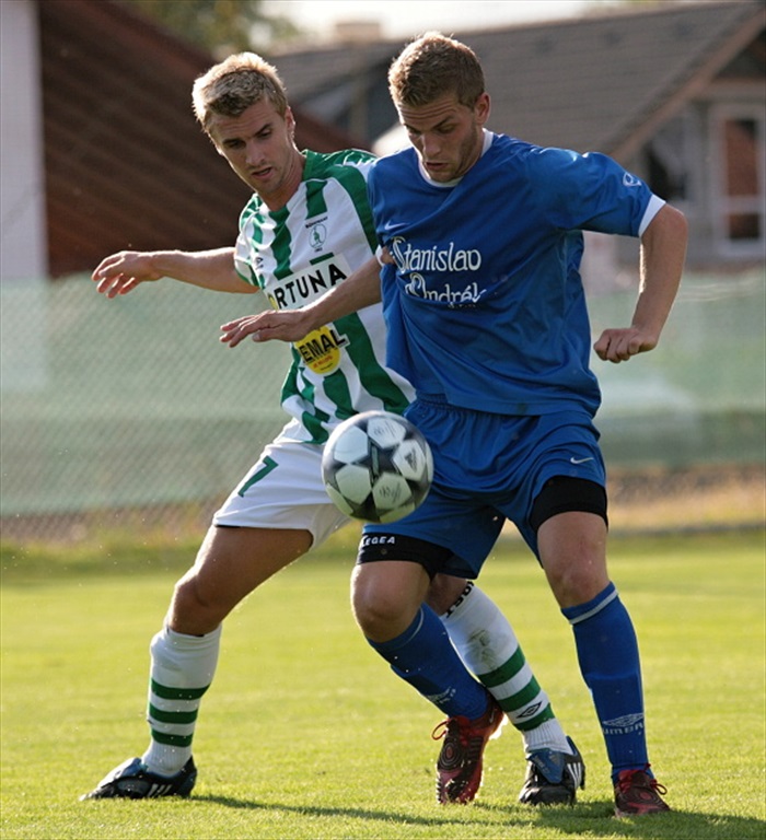 Ivan Janek na svém tradičním postu v obraně