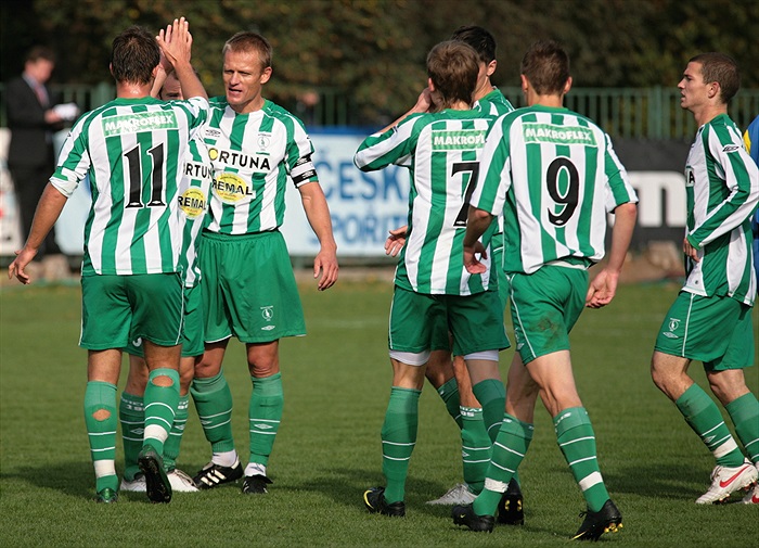 Radost po vedoucím gólu.