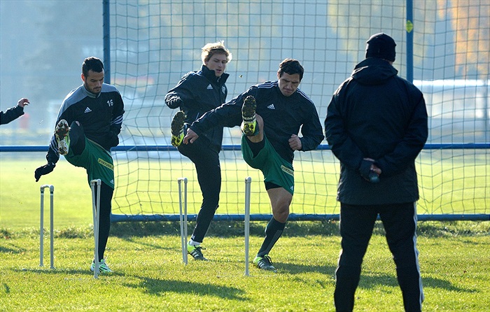 Mrazivý trénink v Uhříněvsi