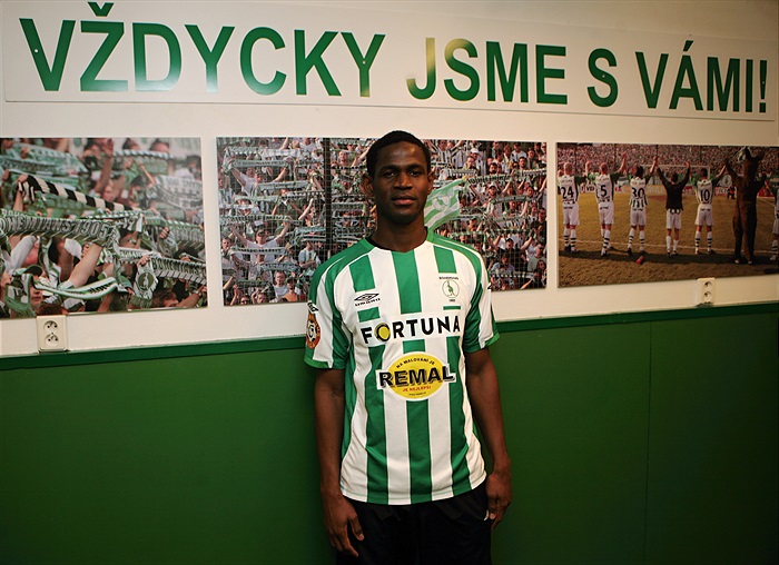 Amadou Cissé - poprvé v dresu Bohemky.