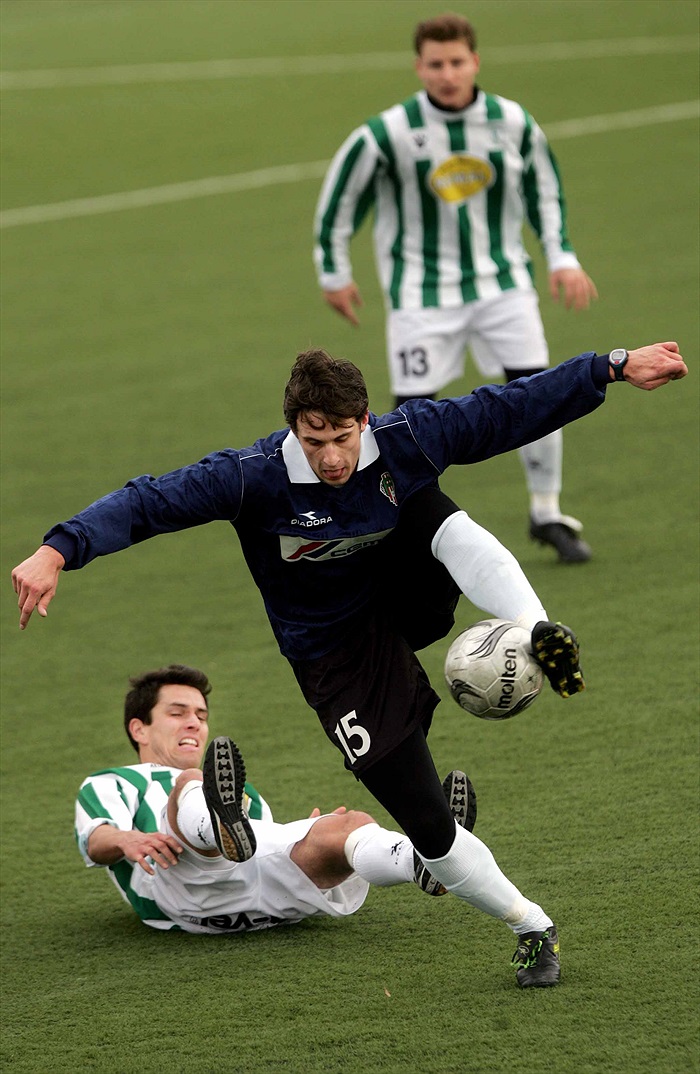 Pavel Lukáš v obranném zákroku. (foto: Sváči)