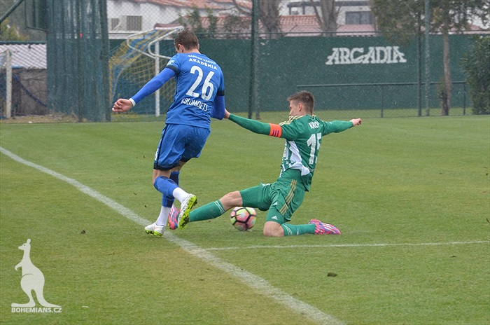 MTK Budapešť - Bohemians Praha 1905 1:2 (1:2)