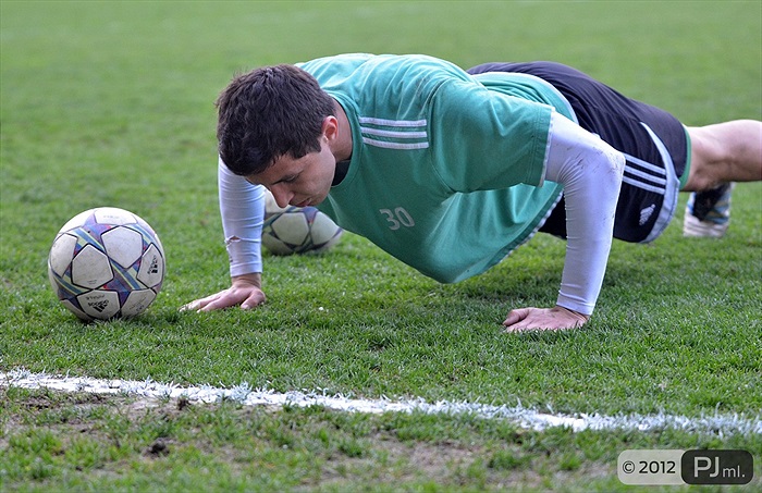 Středeční trénink Bohemians 1905