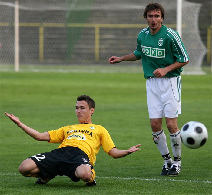 Ibragimov v nefotbalové pozici.