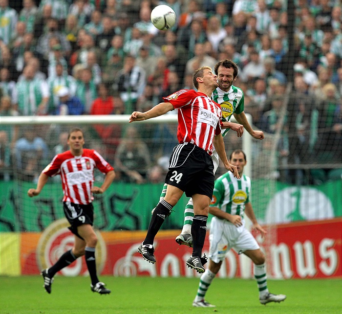 Kunášek se pral o každý balon.