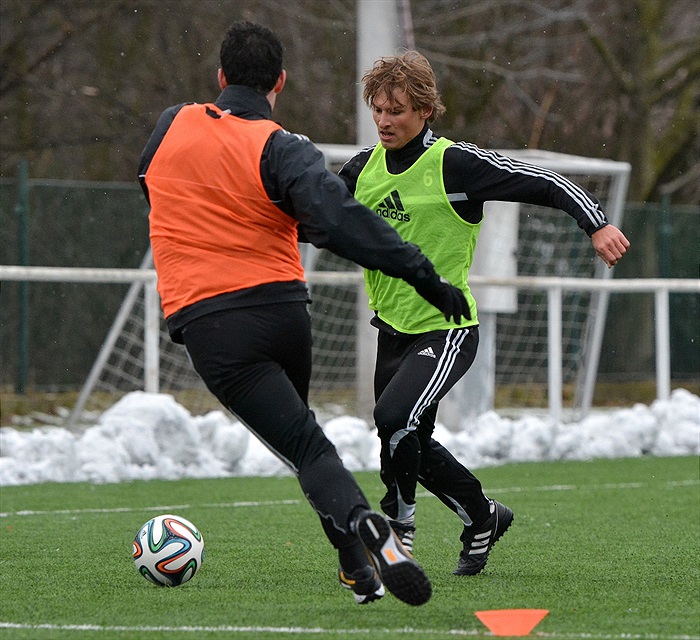 Odpolední trénink na hřišti