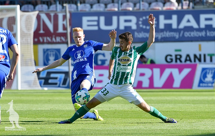 SK Sigma Olomouc - Bohemians Praha 1905 1:1 (0:1)
