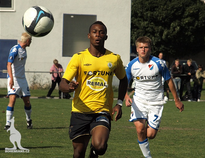Elie Moise N'Dekre v zápase staršího dorostu v Ostravě 3
