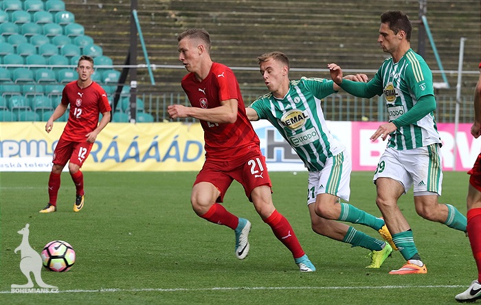 Bohemians - Česká republika U21 1:3 (0:1)