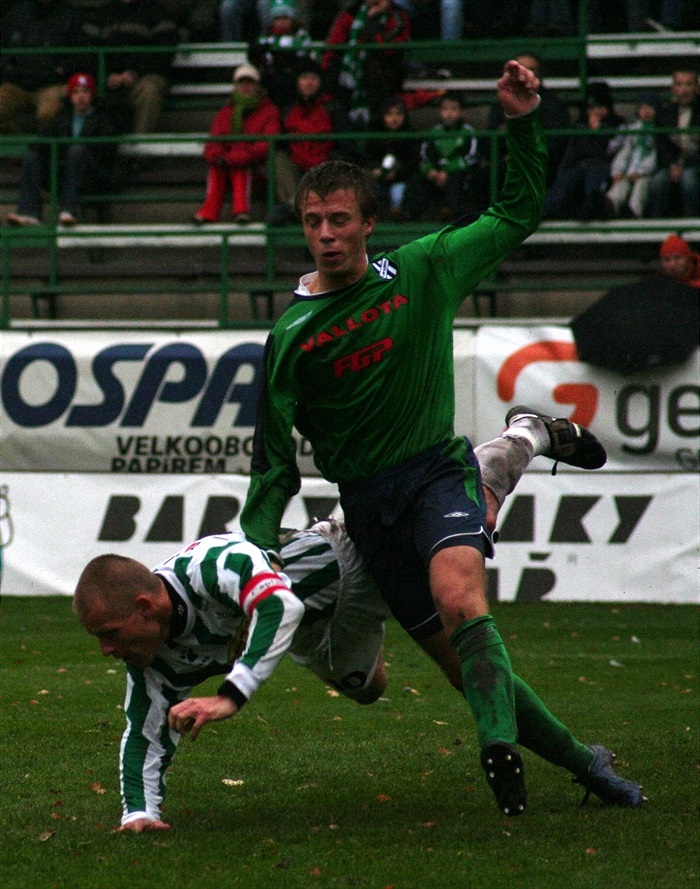 Dalibor Slezák ve vzduchu.