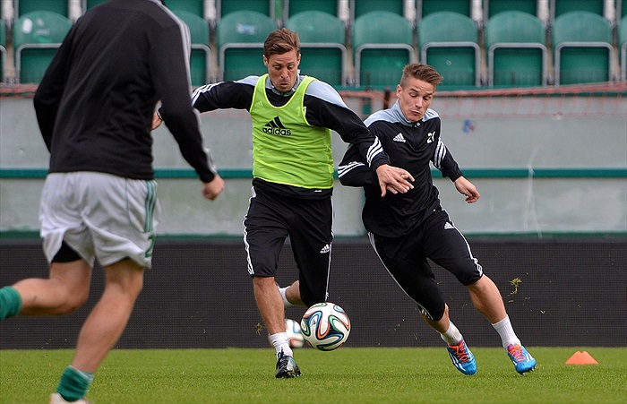 Středeční dopolední trénink A týmu