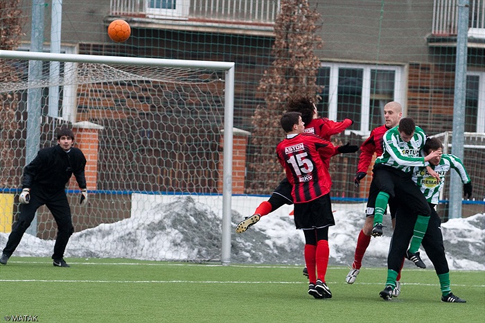 Utkání Dragoun cupu 2010 Bohemians B proti Sezimovu Ústí s výsledkem 4:4