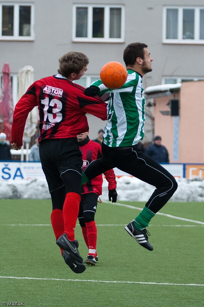 Utkání Dragoun cupu 2010 Bohemians B proti Sezimovu Ústí s výsledkem 4:4
