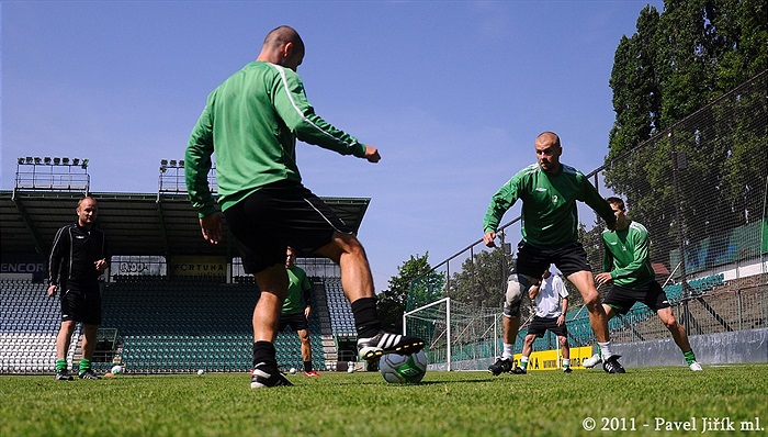 Páteční příprava Klokanů na utkání s Olomoucí