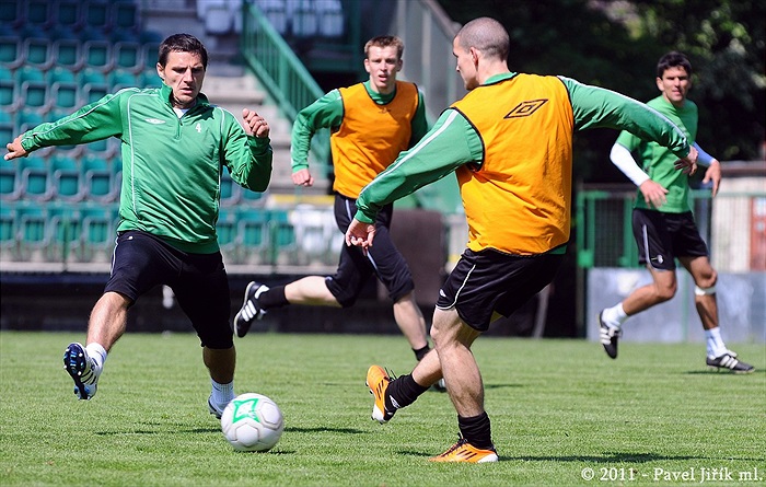Páteční příprava Klokanů na utkání s Olomoucí