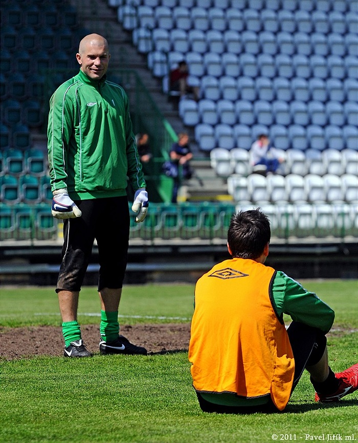 Páteční příprava Klokanů na utkání s Olomoucí