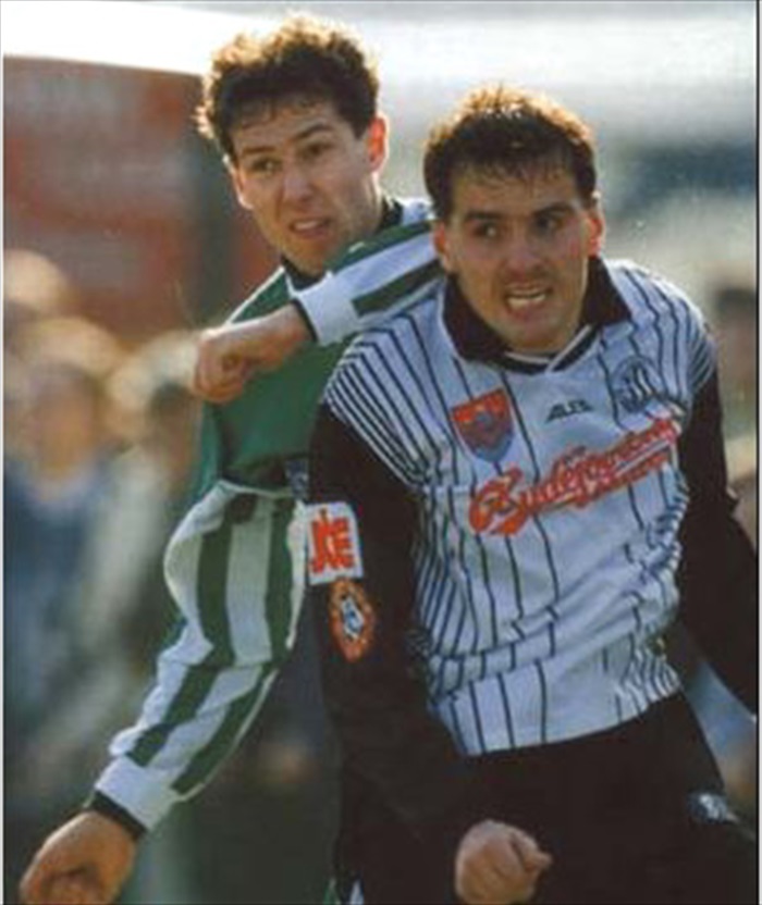 Karel Doležal v zápase s Českými Budějovicemi