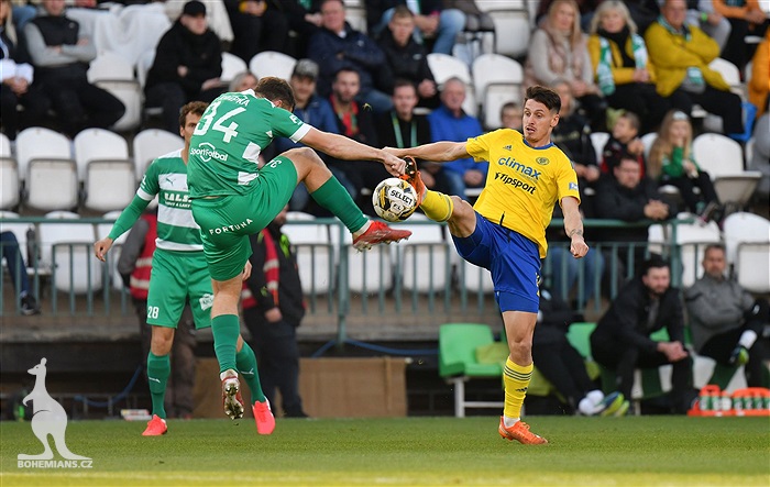 Bohemians - Zlín 3:2 (0:2)