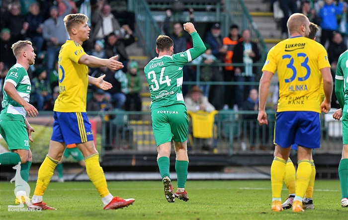 Bohemians - Zlín 3:2 (0:2)