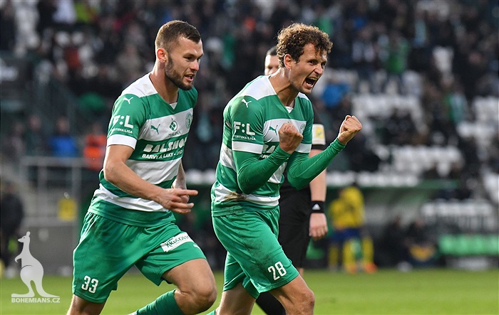 Bohemians - Zlín 3:2 (0:2)