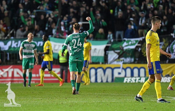 Bohemians - Zlín 3:2 (0:2)