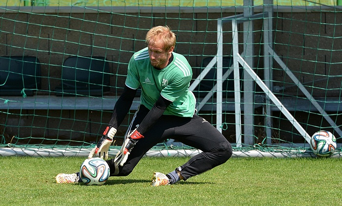 Dopolední trénink na soustředění v Břízkách