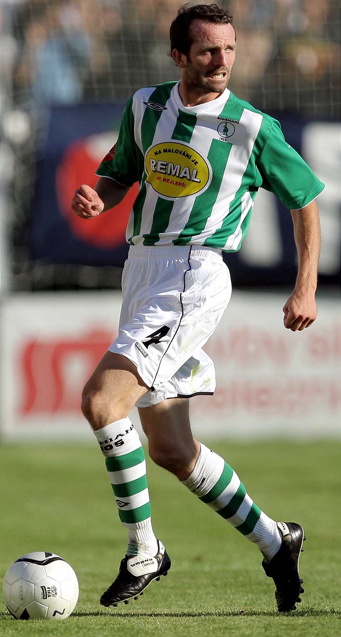 Petr Kunášek v prvním ligovém utkání.