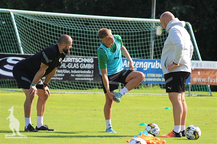Bohemka si na soustředění v Rakousku poprvé zatrénovala