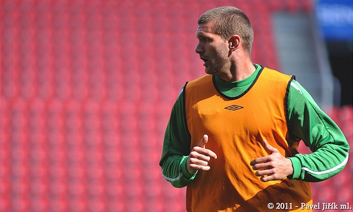 Předzápasový trenink v STA. Bohemka se připravuje na Brno.