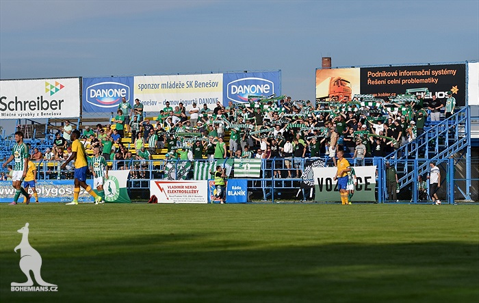 Benešov - Bohemians 1:5 (0:3)