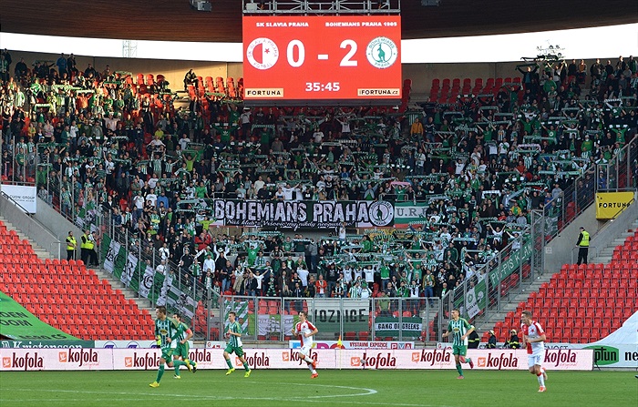 SK Slavia Praha - Bohemians Praha 1905 2:2 (1:2)