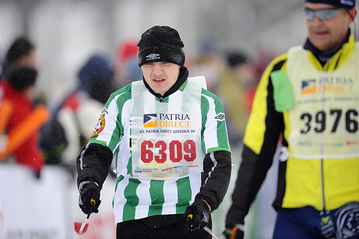 Josef Jindřišek na Jizerské padesátce.