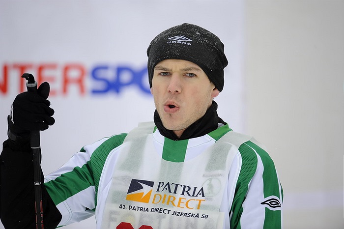 Martin Kotyza na Jizerské padesátce.