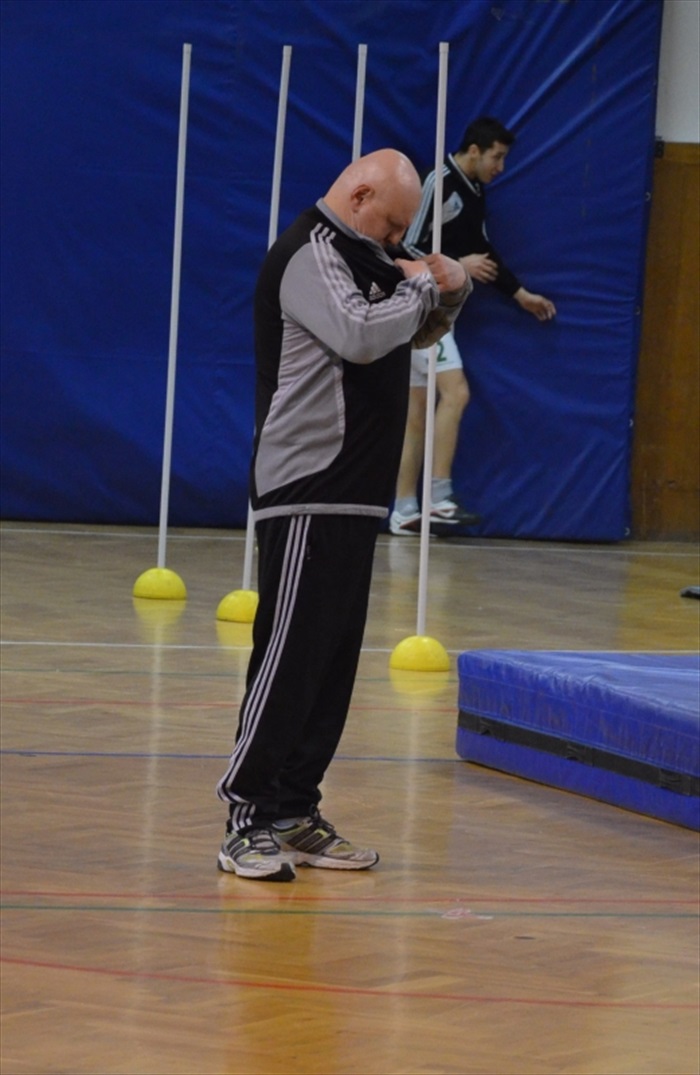 Odpolední trénink v Sokolovně Vršovice