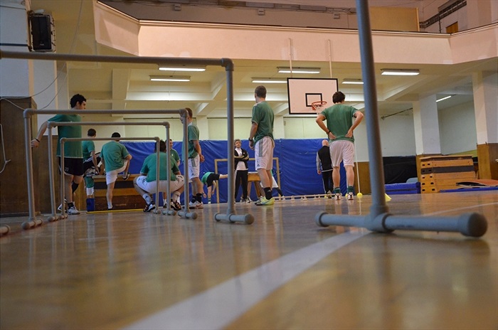 Odpolední trénink v Sokolovně Vršovice