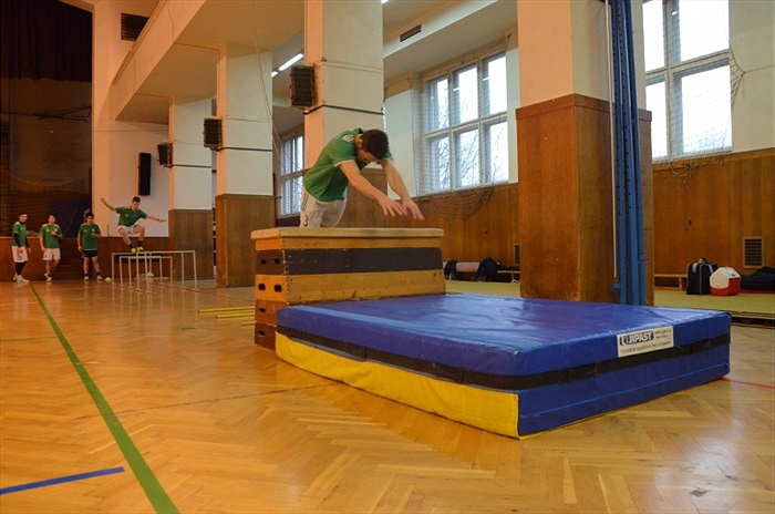 Odpolední trénink v Sokolovně Vršovice