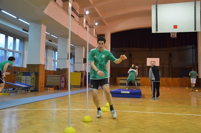 Odpolední trénink v Sokolovně Vršovice