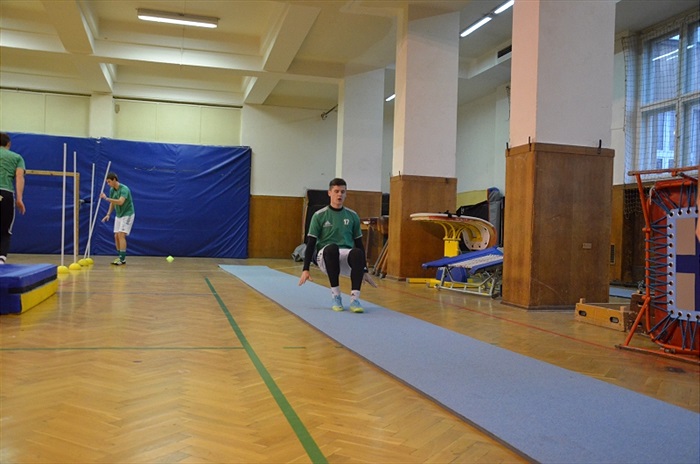 Odpolední trénink v Sokolovně Vršovice
