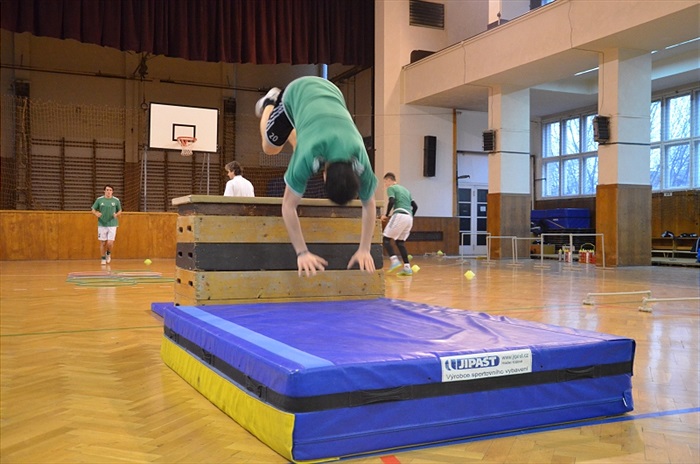 Odpolední trénink v Sokolovně Vršovice