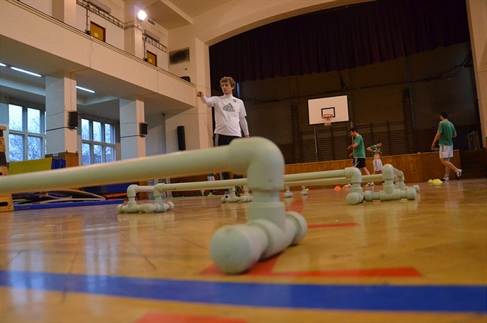 Odpolední trénink v Sokolovně Vršovice