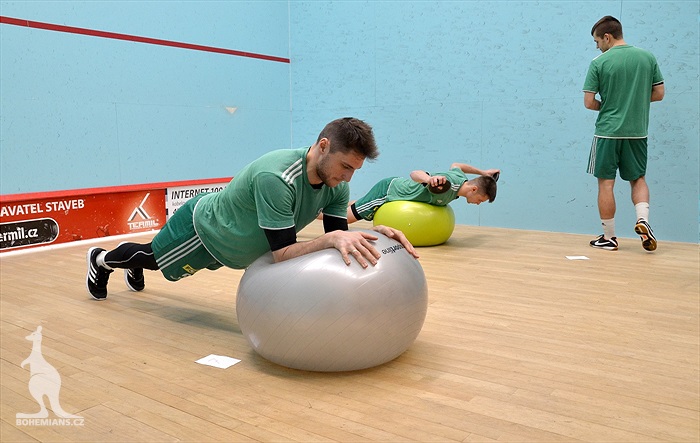 Příprava probíhá i v posilovně