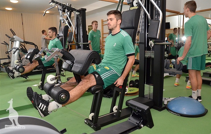 Příprava probíhá i v posilovně