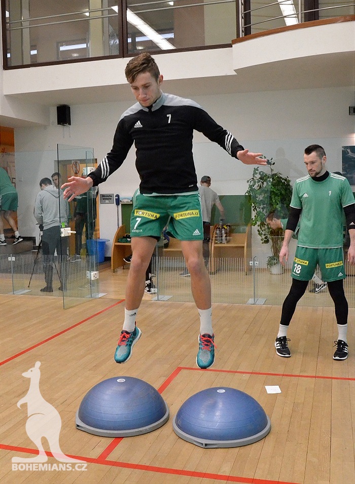 Příprava probíhá i v posilovně